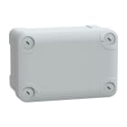 SAREL - PC-Geh. IP66 IK08 RAL7035 In.H125B80D65Auß.H138B93D72 undur. PC-Abdeck. H20