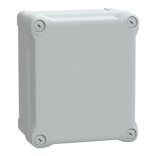 SAREL - PC-Geh. IP66 IK08 RAL7035 In.H175B150D100Auß.H193B164D105 undur. PC-Abdeck. H40