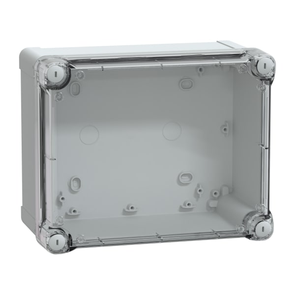 SAREL - PC-Geh. IP66 IK08 RAL7035 In.H225B175D120Auß.H241B194D127 Transp.cover H40
