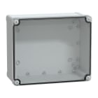 SAREL - PC-Geh. IP66 IK08 RAL7035 In.H275B225D120Auß.H291B241D128 Transp.cover H60