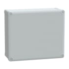 SAREL - PC-Geh. IP66 IK08 RAL7035 In.H325B275D120Auß.H341B291D128 undur. PC-Abdeck. H20