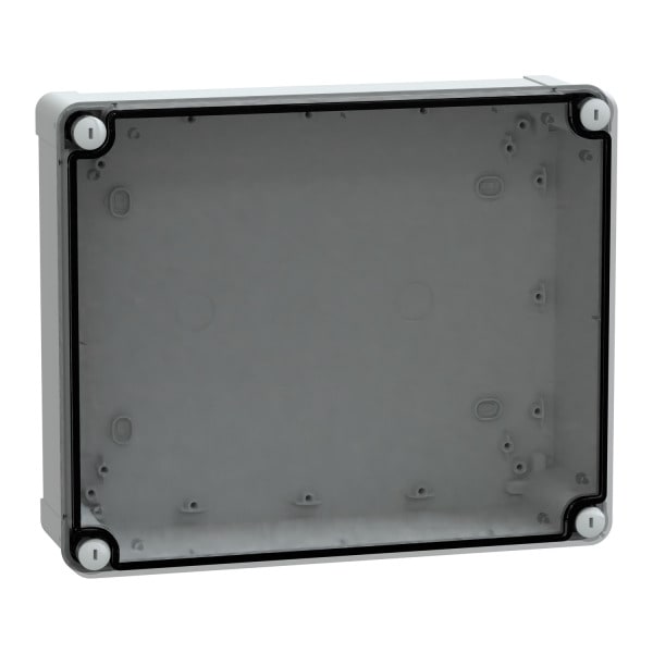 SAREL - PC-Geh. IP66 IK08 RAL7035 In.H275B225D80Auß.H291B241D88 Transp.cover H20