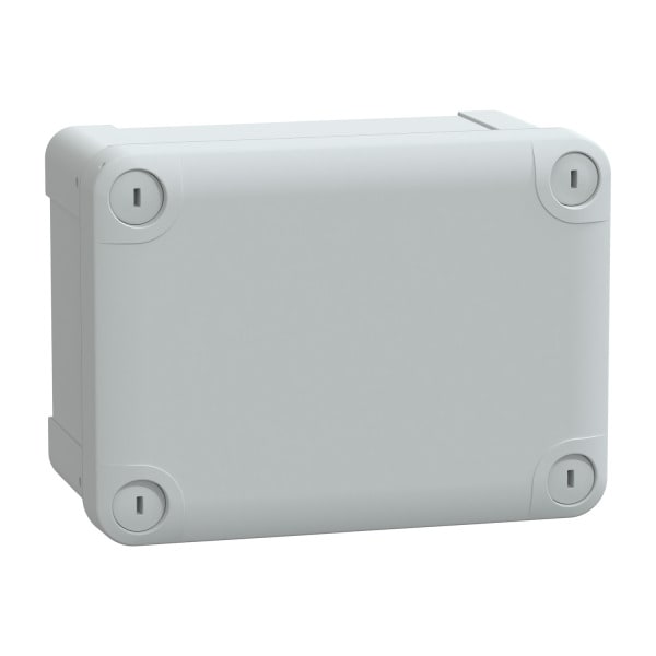 SAREL - Geh. ABS IP66 IK07 RAL7035 Inn.H150W105D80Auß.H164W121D87 undurchs. Abd.H20