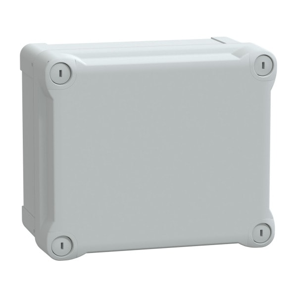 SAREL - Geh. ABS IP66 IK07 RAL7035 Inn.H175W150D100Auß.H193W164D105 undurchs. Abd.H40