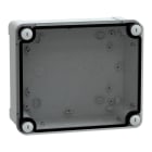 SAREL - Geh. ABS IP66 IK07 RAL7035 Inn.H175W150D80Auß.H193W164D87 durchs. Abd.H20