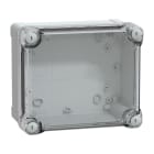 SAREL - Geh. ABS IP66 IK07 RAL7035 Inn.H175W150D100Auß.H193W164D105 durchs. Abd.H40