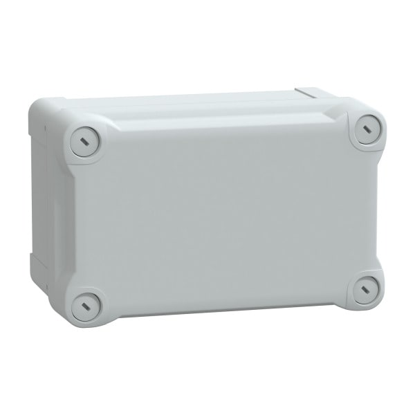 SAREL - PC-Geh. IP66 IK08 RAL7035 In.H175B105D100Auß.H192B121D105 undur. PC-Abdeck. H40
