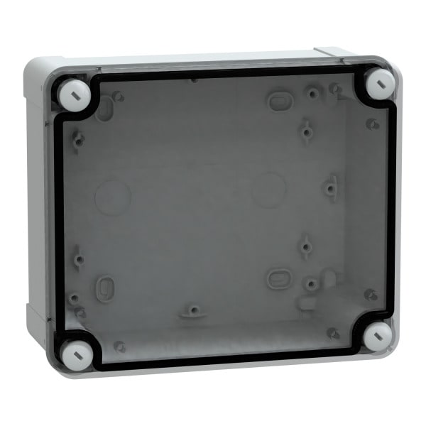 SAREL - PC-Geh. IP66 IK08 RAL7035 In.H175B150D80Auß.H193B164D87 Transp.cover H20