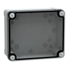 SAREL - PC-Geh. IP66 IK08 RAL7035 In.H175B150D80Auß.H193B164D87 Transp.cover H20