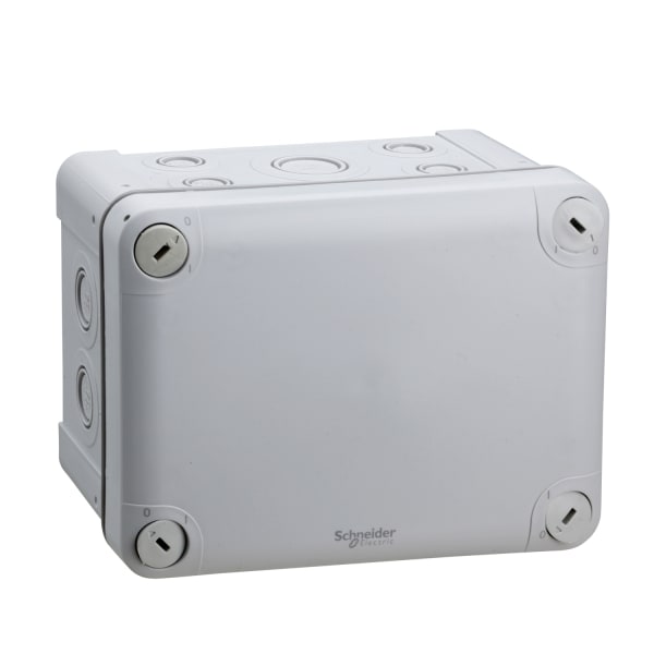 SCHNEIDER ELECTRIC - Mureva BOX, Abzweigdose, Drückplatte 8xM12/16+4xM16/20+2xM20/25, 150x105x80mm