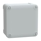 SAREL - Geh. ABS IP66 IK07 RAL7035 Inn.H105W105D55Auß.H116W116D62 undurchs. Abd.H10
