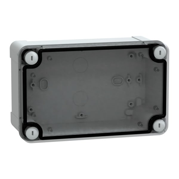 SAREL - Geh. ABS IP66 IK07 RAL7035 Inn.H175W105D80Auß.H191W121D87 durchs. Abd.H20