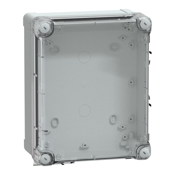 SAREL - Geh. ABS IP66 IK07 RAL7035 Inn.H275W225D80Auß.H291W241D88 durchs. Abd.H20