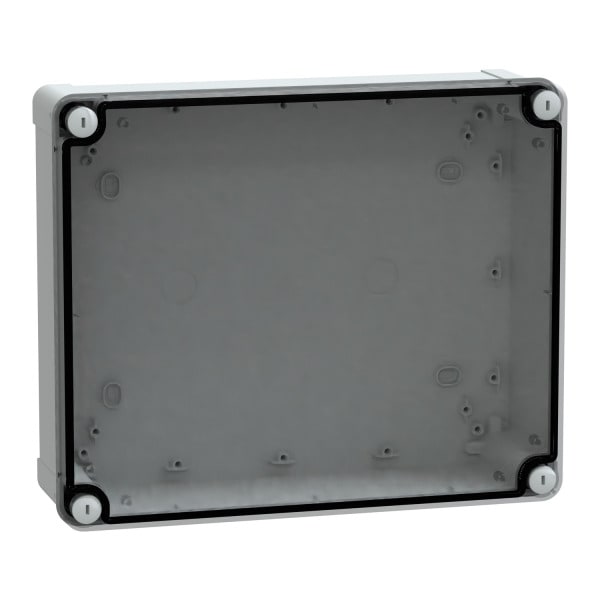 SAREL - Geh. ABS IP66 IK07 RAL7035 Inn.H275W225D80Auß.H291W241D88 durchs. Abd.H20