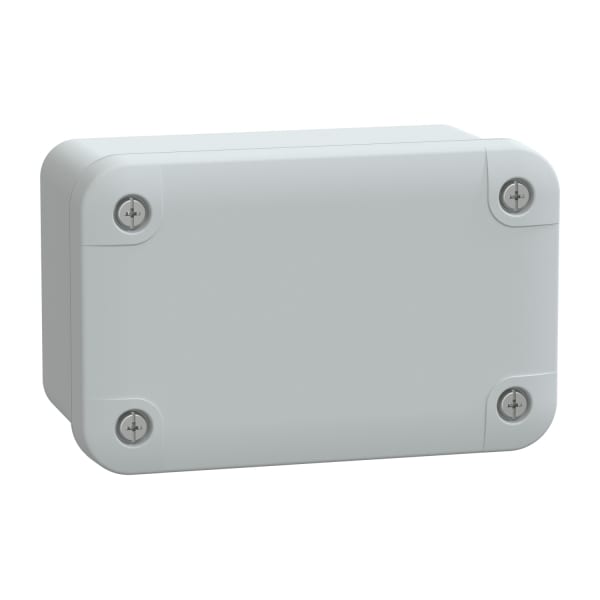 SAREL - PC-Geh. IP66 IK08 RAL7035 In.H105B65D55Auß.H116B74D62 undur. PC-Abdeck. H10