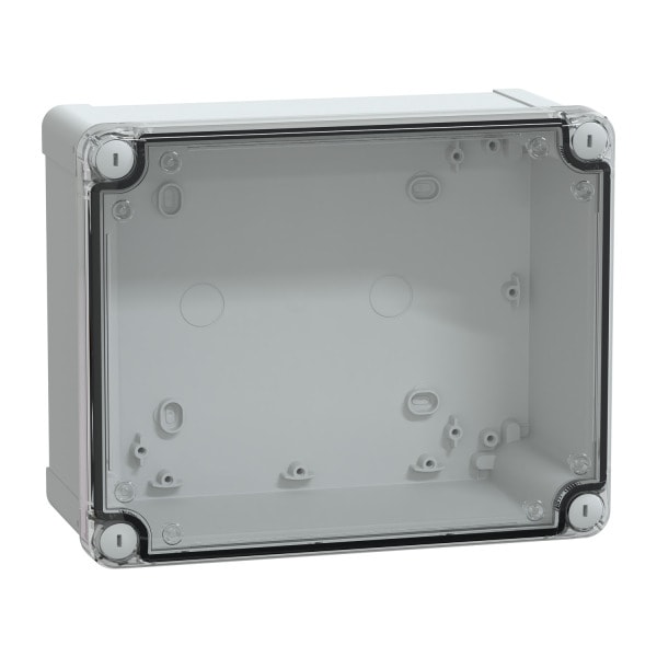 SAREL - PC-Geh. IP66 IK08 RAL7035 In.H225B175D100Auß.H241B194D105 Transp.cover H20