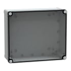 SAREL - PC-Geh. IP66 IK08 RAL7035 In.H325B275D120Auß.H341B291D128 Transp.cover H20