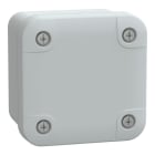 SAREL - Geh. ABS IP66 IK07 RAL7035 Inn.H65W65D45Auß.H74W74D56Abd. undurchs. H10