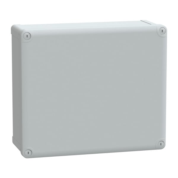 SAREL - Geh. ABS IP66 IK07 RAL7035 Inn.H325W275D120Auß.H341W291D128 undurchs. Abd.H20