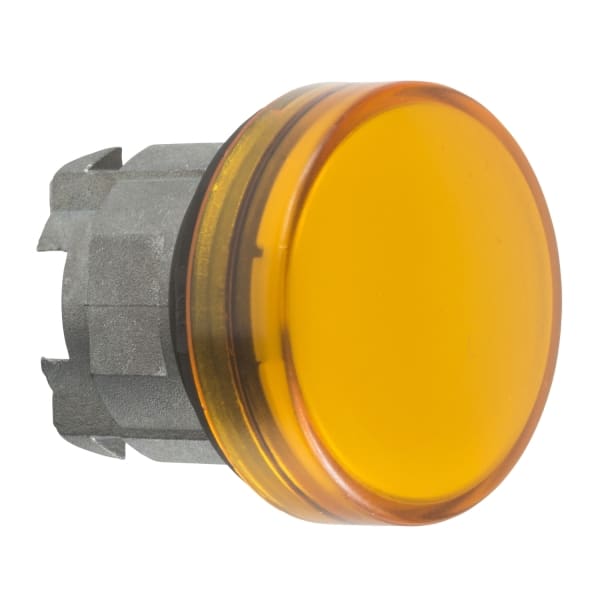 SCHNEIDER ELECTRIC - Leuchtmelder Frontelement XB4, Metall, 22mm, orange, für Glühlampe BA9s, glatt