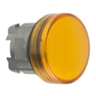 SCHNEIDER ELECTRIC - Leuchtmelder Frontelement XB4, Metall, 22mm, orange, für Glühlampe BA9s, glatt