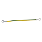 SAREL - Erdungsader 6mm2, Länge 130mm, Ösenloch 6,4mm. VPE: 10.