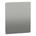 SAREL - Einfache Montageplatte H1200xB1000mm, verzinkter Stahl, Abmessungen umkehrbar