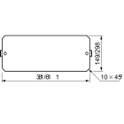 SAREL - Montageplatte, verzinkter Stahl, für DLP Höhe=1 in PLA-Gehäuse B500mm