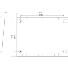 SAREL - Spacial SF/SM-Regendach, 1200x400mm