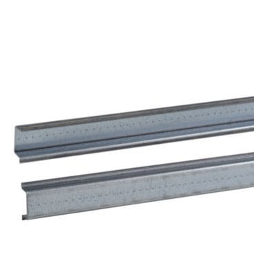 SAREL - Sym. DIN-Schiene Länge 2m 15x35, Typ A Befest. m Aufschnappmut. f Schienen: 10