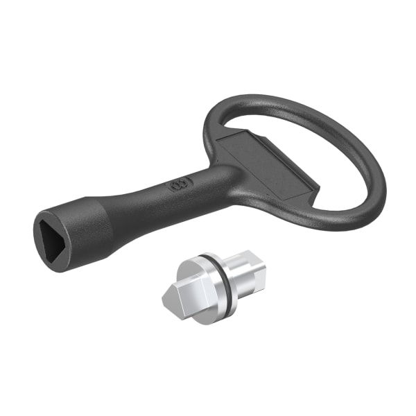 SAREL - Formeinsatz Dreikantschloss 8mm für Gehäuse Spacial S3X, 100% Edelstahl