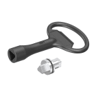 SAREL - Formeinsatz Dreikantschloss 8mm für Gehäuse Spacial S3X, 100% Edelstahl