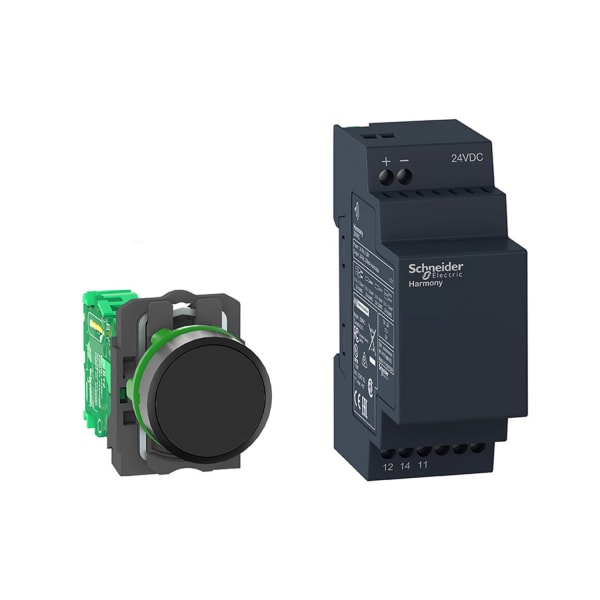 SCHNEIDER ELECTRIC - Kombipaket Funkdrucktaster Empfänger, nicht programmierbar, 24VDC