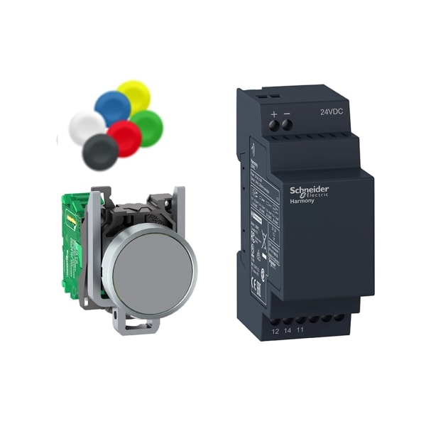 SCHNEIDER ELECTRIC - Kombipaket Funkdrucktaster Empfänger, nicht programmierbar, 24VDC