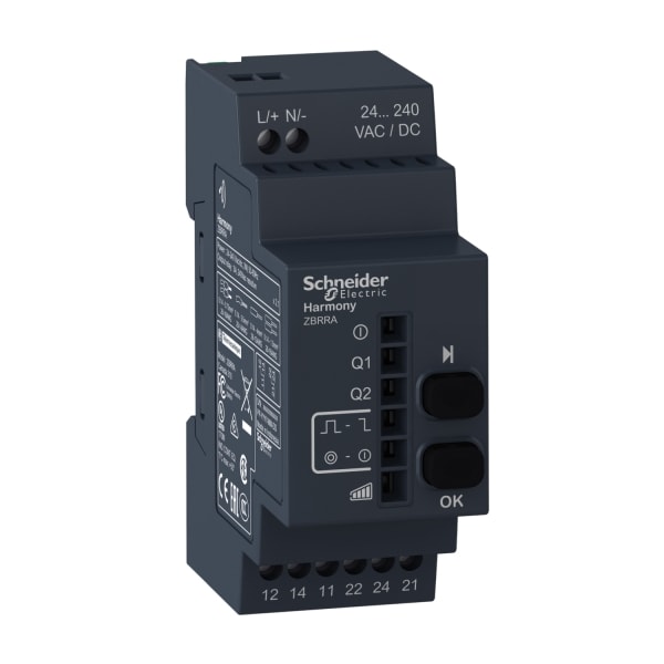 SCHNEIDER ELECTRIC - Funk-Empfänger AC/DC programmierbar 2xRelais Mono/Bistabil