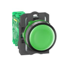 SCHNEIDER ELECTRIC - Funkdrucktaster XB5R, Kunststoff, 22mm, grün, tastend, batterielos, kabellos