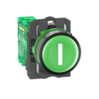 SCHNEIDER ELECTRIC - Funkdrucktaster XB5R, Kunststoff, 22mm, grün, I, tastend, batterielos, kabellos
