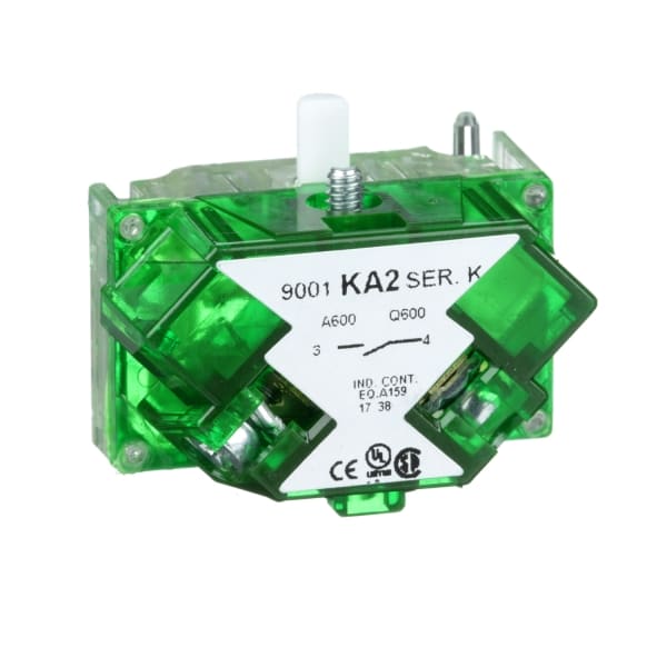 SCHNEIDER ELECTRIC - Hilfsschalterblock m. gesch. Klemmen, 9001K, 1S Standard, Silberlegierung