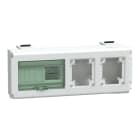 SCHNEIDER ELECTRIC - KS Abgangsadapter, 32A, leer f. 8 TE + 2 Steckdosenplätze