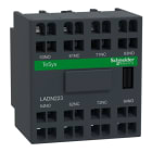 SCHNEIDER ELECTRIC - Hilfsschalterblock, 2S+2Ö, Federzuganschluss