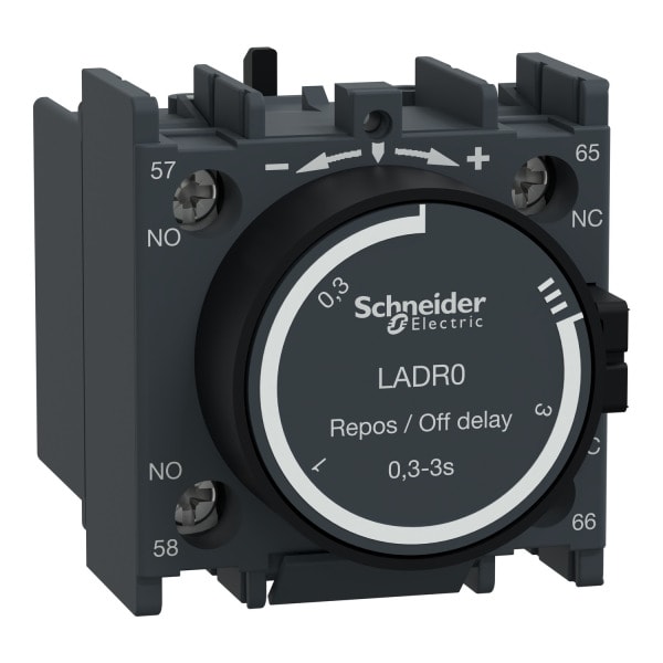 SCHNEIDER ELECTRIC - Zeitblock, rückfallverzögert, 0,10-3,00s, Schraubanschluss