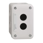 SCHNEIDER ELECTRIC - Leergehäuse, Harmony XALE, Kunststoff, hellgrau, 2 Bohrungen, 22mm