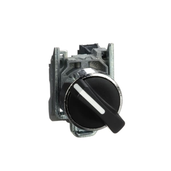 SCHNEIDER ELECTRIC - Wahlschalter, Harmony XB4, Metall, 22mm, schwarz, 2 Stellungen, rastend, 1S
