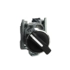 SCHNEIDER ELECTRIC - Wahlschalter, Harmony XB4, Metall, 22mm, schwarz, 2 Stellungen, rastend, 1S
