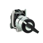 SCHNEIDER ELECTRIC - Schlüsselschalter, XB4, Metall, 22mm, sw, 2 Stell., tastend, Ronis 455, 1S
