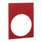 SCHNEIDER ELECTRIC - Bezeichnungsschild, 30x40mm, 1 schwarze Seite, 1 rote Seite, neutral