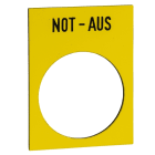 SCHNEIDER ELECTRIC - Anzeigeschild Ge Not-Aus