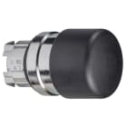 SCHNEIDER ELECTRIC - Pilzdrucktaster Frontelement XB4, Metall, 22mm, schwarz, Pilz 30mm, tastend