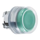SCHNEIDER ELECTRIC - Drucktaster, Frontelement, XB4, Metall, 22mm, gn, tast, Schutzkappe, f.Einlegeschild