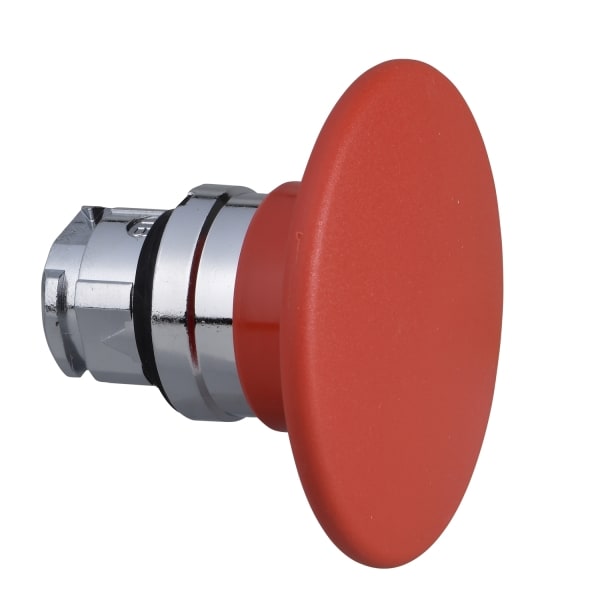SCHNEIDER ELECTRIC - Pilzdrucktaster Frontelement XB4, Metall, 22mm, rot, Pilz 60mm, tastend